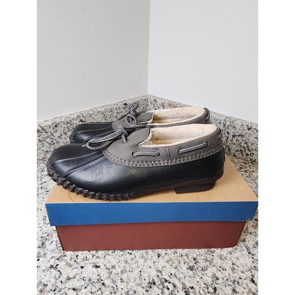 Jambu Black and Gray Low Duck Boots - Picture 4 of 7